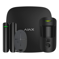Комплект охоронної сигналізації Ajax StarterKit Cam Plus (чёрный)