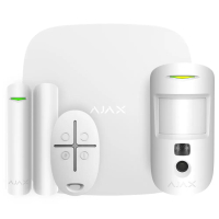 Комплект охоронної сигналізації з LTE Ajax StarterKit Cam Plus white