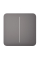 Выключатель Ajax LightSwitch 2-gang Grey двухклавишный