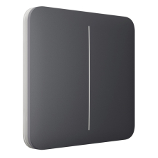 Выключатель Ajax LightSwitch 2-gang Graphite двухклавишный