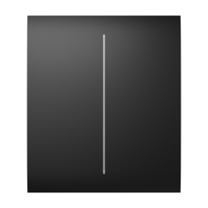 Кнопка Ajax CenterButton (2-gang) black для двухклавишного выключателя