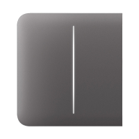 Кнопка Ajax SideButton (2-gang) grey для двухклавишного выключателя