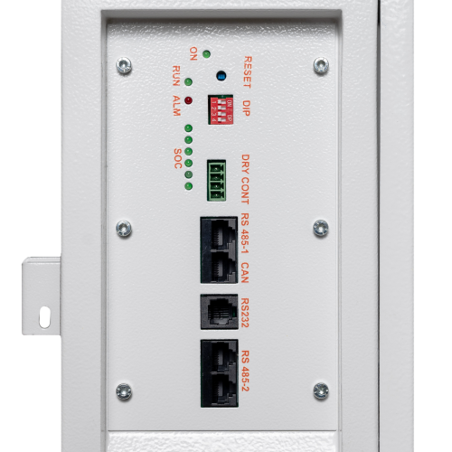 Акумулятор LP LiFePO4 51,2V - 100 Ah (5120Wh) (BMS 100A/50А) метал LCD Smart RS485/CAN JK настінний