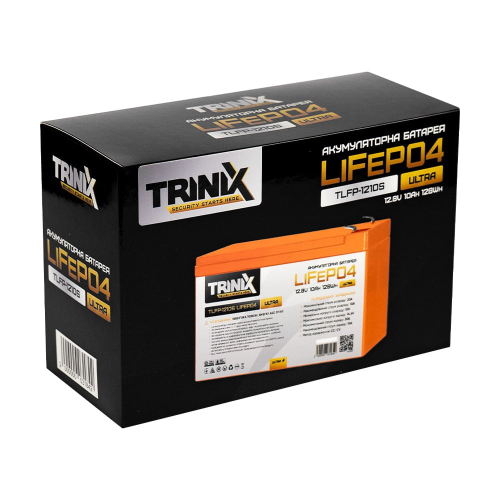 Аккумуляторная батарея литий-железо-фосфатная 12.8В 10Ач Trinix TLFP-1210S Ultra LiFePO4 (Orange)