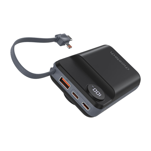 Повербанк 20000mAh Choetech B696 Black QC3.0 PD3.0 бездротова зарядка смартфонів та Apple Watch