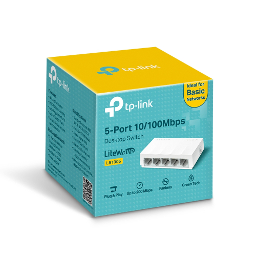 Комутатор TP-Link LiteWave LS1005 5-портовий некерований