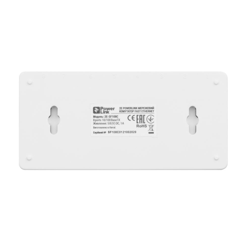 Мережевий комутатор на 8 портів 10/100 Мбіт/с 2E PowerLink SF108C некерований