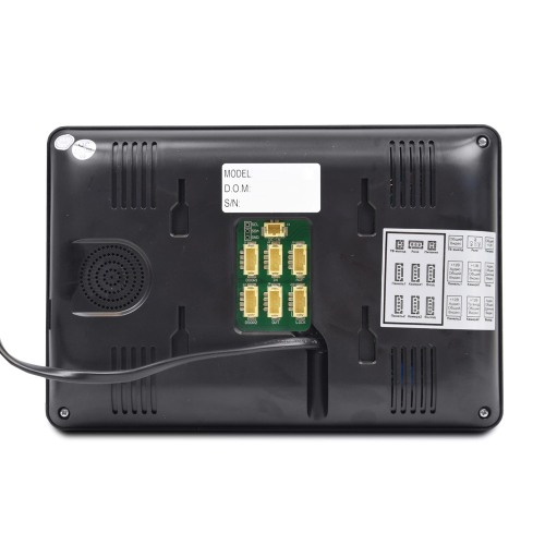 Комплект відеодомофона BCOM BD-780 Black Kit: відеодомофон 7" і відеопанель