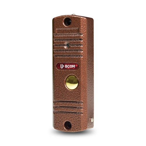 Комплект відеодомофона BCOM BD-710C Kit: відеодомофон 7" white та відеопанель copper