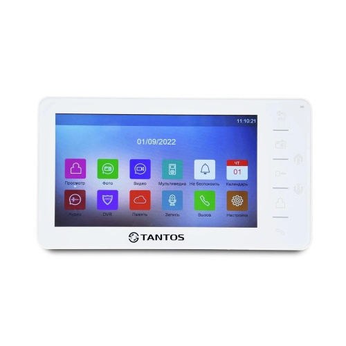 Комплект відеодомофона Tantos Prime HD 7" (White) + Tantos Triniti FHD