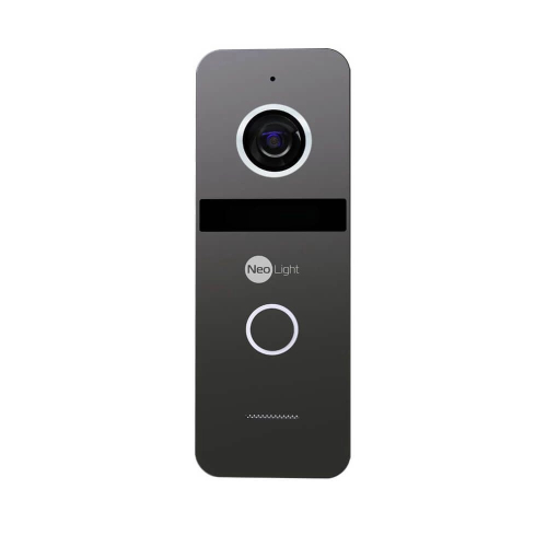 Комплект відеодомофона Neolight NeoKIT HD WF Graphite: відеодомофон 7" з Wi-Fi з детектором руху та 2 Мп відеопанель