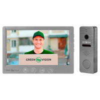 Комплект відеодомофону GreenVision GV-002-GV-058+GV-005