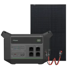 Система автономного живлення однофазна HYXiPower HYX-EA2000 + Risen Solar RSM40-8-400MB Full Black