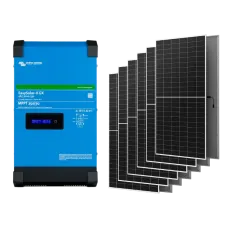 Система автономного живлення однофазна Victron Energy EasySolar-II GX 48/3000/35-32 + AIKO G645-MCH72Dw 2.4 кВт