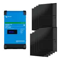Система автономного живлення однофазна Victron Energy EasySolar-II GX 48/3000/35-32 + AIKO-A445-MAH54Mb 2.4 кВт