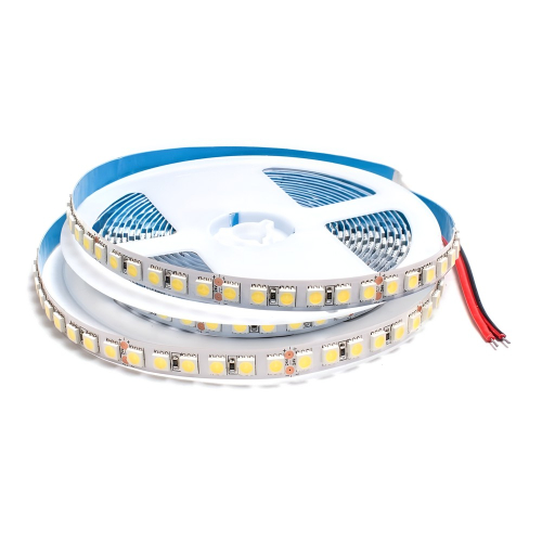 Светодиодная лента Lightwell 5050 120LED 24V 3000k 10mm White 5 метров 