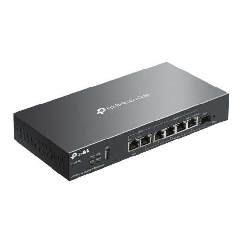 Мультисервісний маршрутизатор TP-LINK ER707-M2 1x2.5GE LAN 1x2.5GE WAN/LAN 4xGE LAN 1xSFP WAN/LAN 1xUSB 2.0 VPN Omada