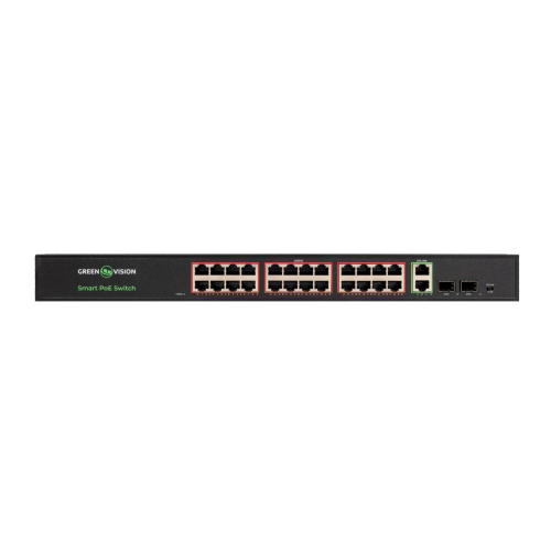 Комутатор мережевий POE GV-023-D-24G+2PG+2SFP
