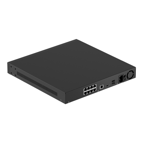 IP-видеорегистратор 16-канальный 12Mp Ajax NVR H2D8PAC (16-ch) Black с 8 портами PoE