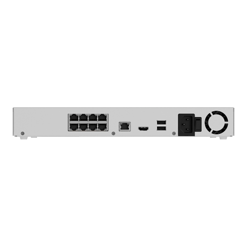 IP-видеорегистратор 16-канальный 12Mp Ajax NVR H2D8PAC (16-ch) White с 8 портами PoE