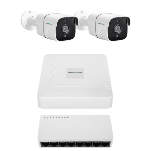 Комплект відеоспостереження на 2 камери GV-IP-K-W97/2 4MP
