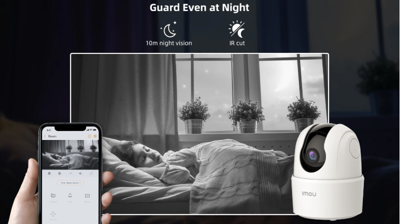 2 МП Wi-Fi PT відеокамера з мікрофоном Imou Ranger 2C (IPC-TA22CP-G) - 5