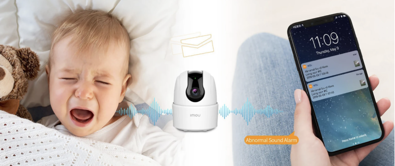 2 МП Wi-Fi PT відеокамера з мікрофоном Imou Ranger 2C (IPC-TA22CP-G) - 9