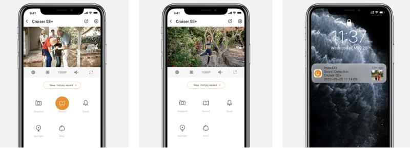 3 МП IP PT відеокамера з Wi-Fi Imou Cruiser SE+ 3MP (IPC-K7CP-3H1WE) - 8