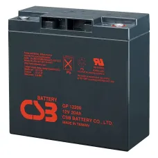 Аккумуляторная батарея CSB GP12200, 12V 20Ah (181х77х167 мм), 5,7 kg Q4