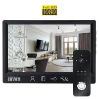 Комплект домофону 7 дюймів з панеллю виклику SEVEN DP-7571/07Kit black