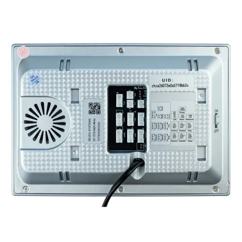 Комплект Wi-Fi домофона 7 дюймов с вызывной панелью SEVEN DP-7579/03Kit black