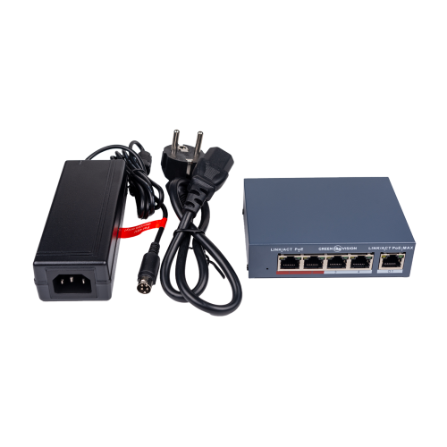 Комутатор мережевий POE GV-017-AI-4+1P