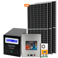Солнечная электростанция (СЭС) 4kW АКБ 4.3kWh (литий) 100 Ah Премиум