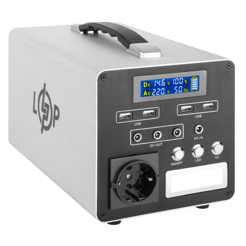 Багатофункціональна портативна зарядна станція LP CHARGER MPPT 500 (500W, 512Wh)