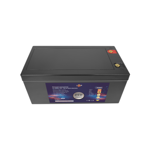 Акумулятор LP LiFePO4 24V (25,6V) - 230 Ah (5888Wh) (BMS 80A/40A) пластик