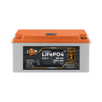 Акумулятор LP LiFePO4 12,8V - 180 Ah (2304Wh) (BMS 80A/40А) пластик LCD для ДБЖ