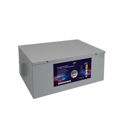 Акумулятор LP LiFePO4 24V (25,6V) - 230 Ah (5888Wh) (BMS 200A/100A) металл