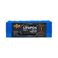 Аккумулятор LP LiFePO4 76,8V - 100 Ah (7680Wh) (BMS 200A/100A)