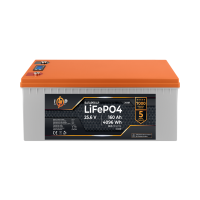 Аккумулятор LP LiFePO4 25,6V - 160 Ah (4096Wh) (BMS 150A/75А) пластик LCD