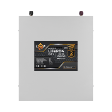 Акумулятор LP LiFePO4 25,6V - 100 Ah (2560Wh) (BMS 80A/40А) метал