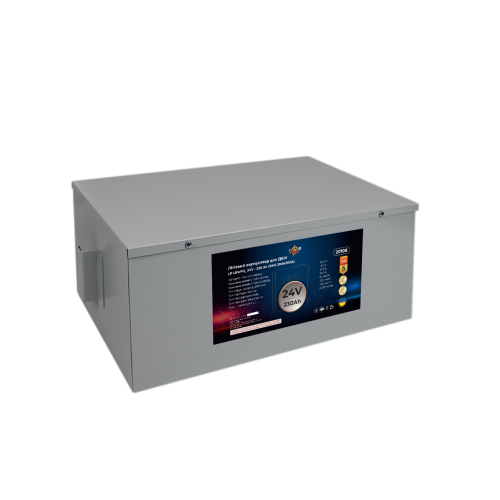 Акумулятор LP LiFePO4 24V (25,6V) - 230 Ah (5888Wh) (BMS 200A/100A) метал для ДБЖ