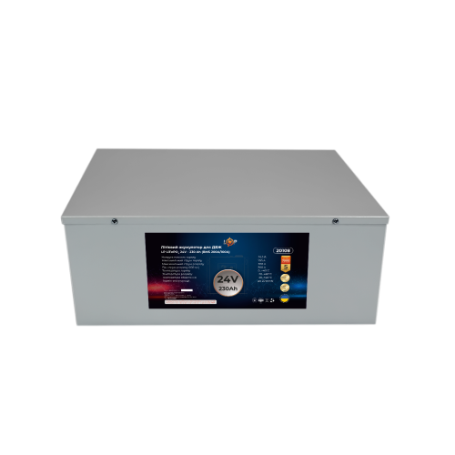 Акумулятор LP LiFePO4 24V (25,6V) - 230 Ah (5888Wh) (BMS 200A/100A) метал для ДБЖ