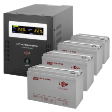 Комплект резервного живлення LP (LogicPower) ДБЖ + гелева батарея (UPS B6000 + АКБ GL 960W)