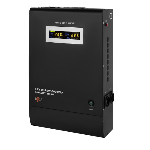 ДБЖ з правильною синусоїдою 48V LPY-W-PSW-5000VA+(3500Вт)10A/20A