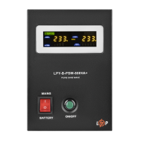 ИБП с правильной синусоидой 12V LPY-B-PSW-800VA+(560Вт) 5A/15A