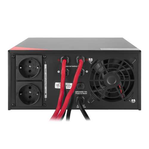 ДБЖ з правильною синусоїдою 12V LPM-PSW-1500VA (1050Вт) Black
