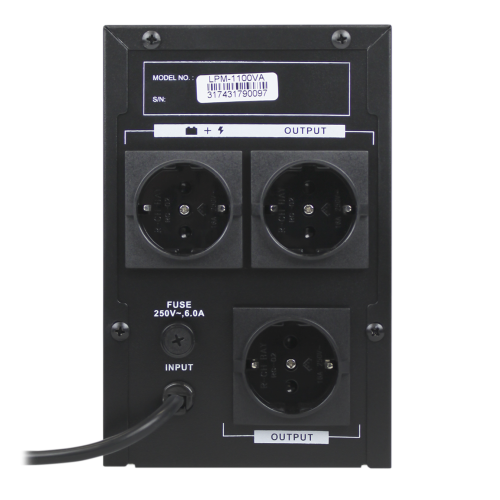 Лінійно-інтерактивне ДБЖ LPM-1100VA (770Вт)