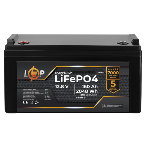 Комплект резервного питания LP (LogicPower) ИБП + литиевая (LiFePO4) батарея (UPS B1000 + АКБ LiFePO4 1280Wh)