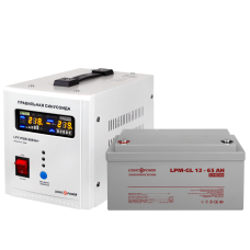 Комплект резервного живлення для котла LP (LogicPower) ДБЖ + гелева батарея (UPS 500VA + АКБ GL 900W)
