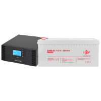 Комплект резервного питания LP (LogicPower) ИБП + гелевая батарея (UPS B1500 + АКБ GL 2400W)